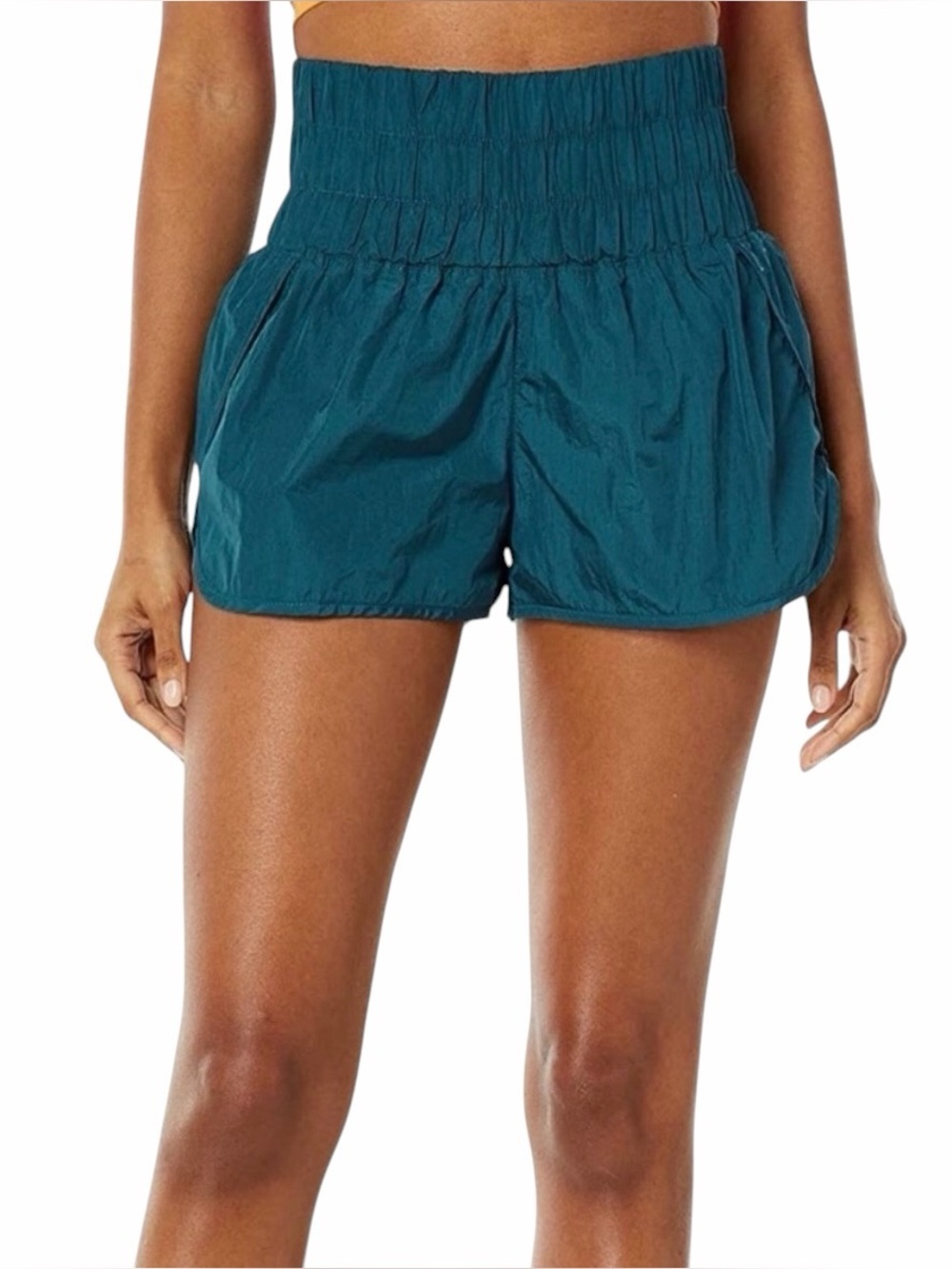 Free People Movement Turquoise Blue By The Way Home Athletic Shorts size Small